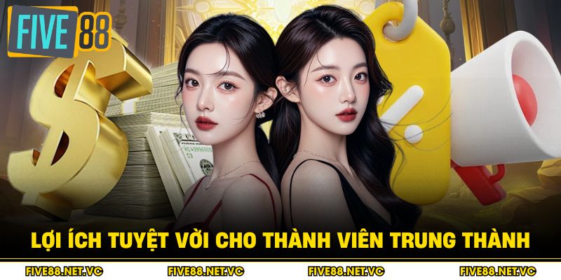 Lợi ích tuyệt vời cho thành viên trung thành