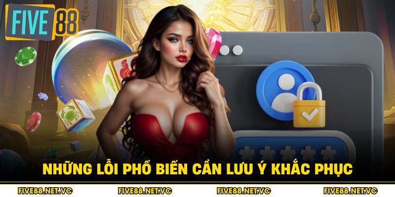 Đăng Nhập Five88 - Hướng Dẫn Truy Cập Chuẩn Xác 3 Những lỗi phổ biến cần lưu ý khắc phục